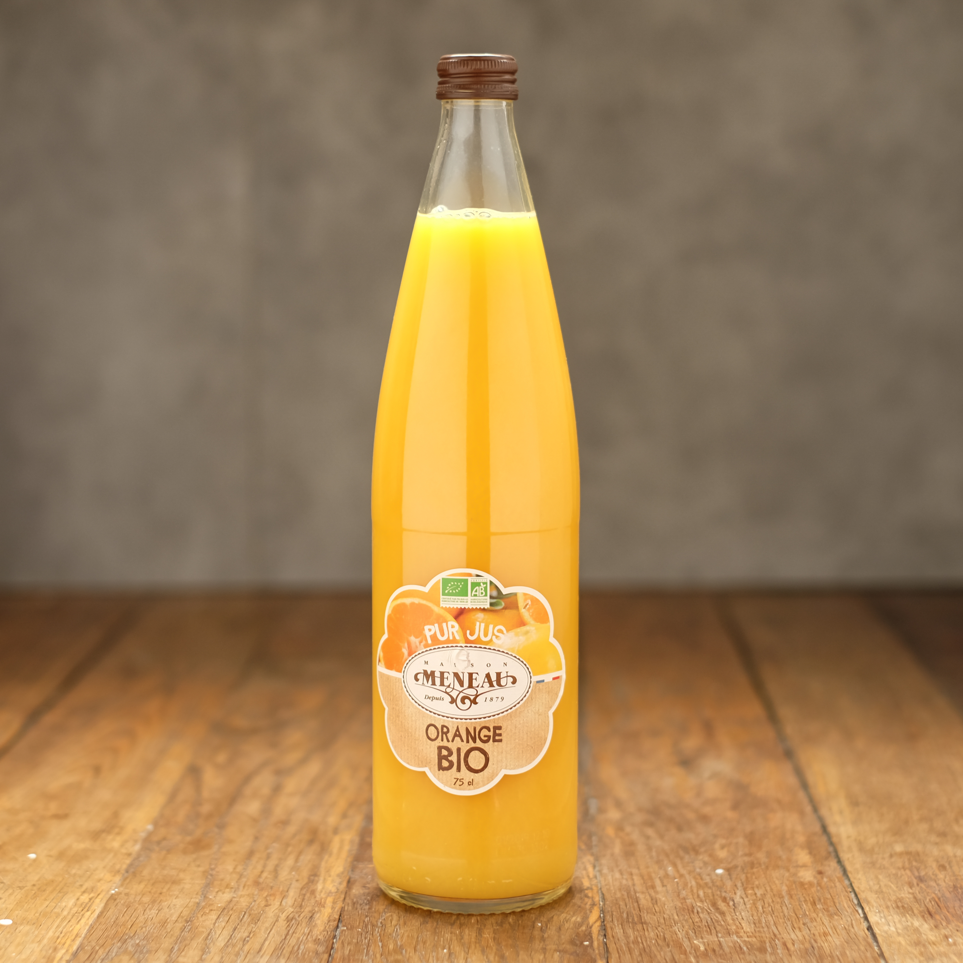 Image pour JUS D’ORANGE BIO – MENEAU 75CL