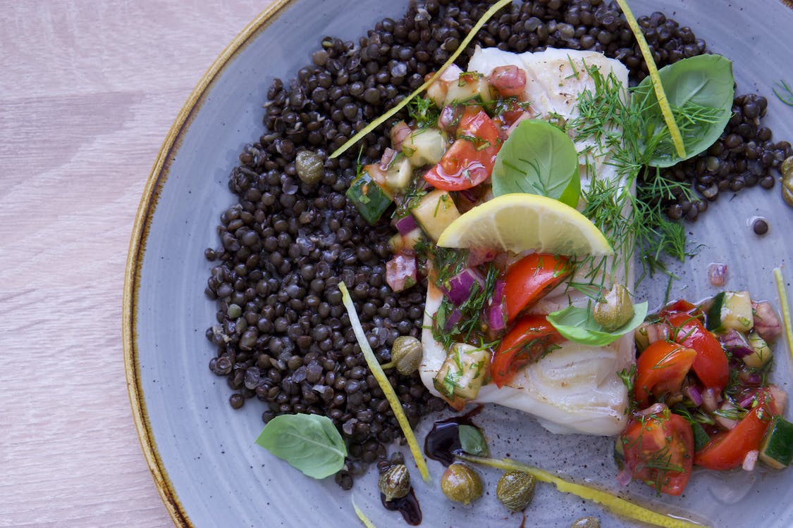 Image pour 8 SALADE DE LENTILLES VERTES DU PUY ET OEUF POCHÉ